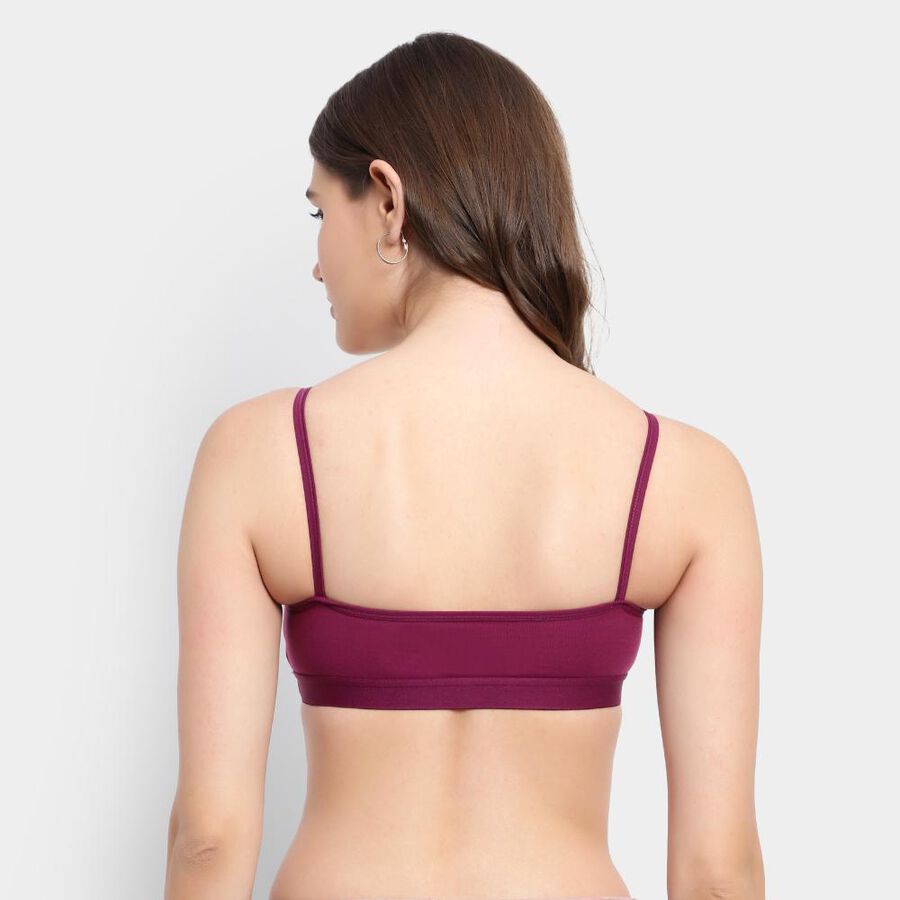 Ladies' Bra, Wine, large image number null